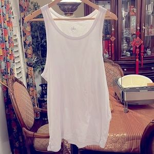 Alo Yoga Large White Tank Top